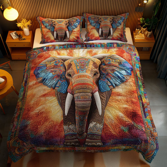 Boho Elephant WN1002050CL Duvet Cover Set