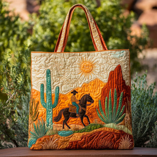 Lone Star Cowboy WN0110034CL Quilted Tote Bag