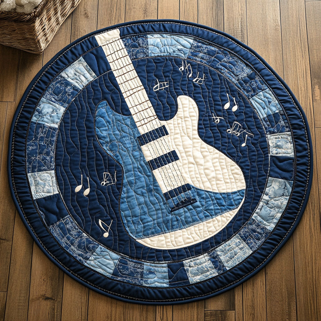 Guitar Echo WN0407108CL Quilted Round Mat