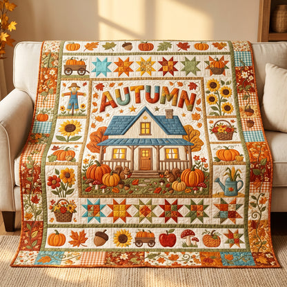 Autumn Patchwork XR1405012CL Quilt