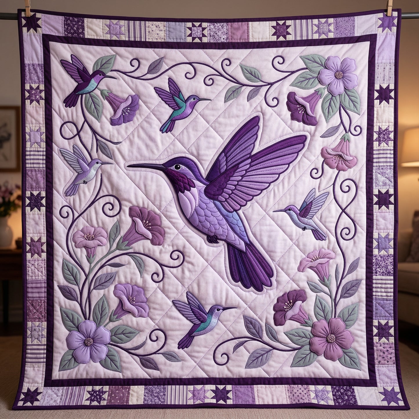Hummingbird Dream XR0804005CL Quilt