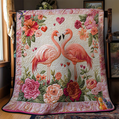 Flamingo Valentine Delight WN1112027CL Quilt
