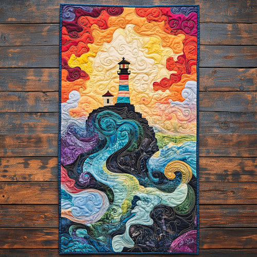 Everlasting Lighthouse WP0505027CL Quilted Table Runner
