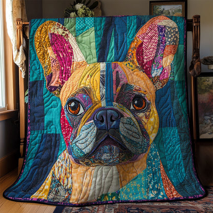 Vibrant French Bulldog WN0601077CL Quilt