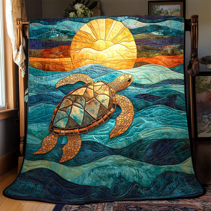 Ocean Sunset WP2003039CL Quilt