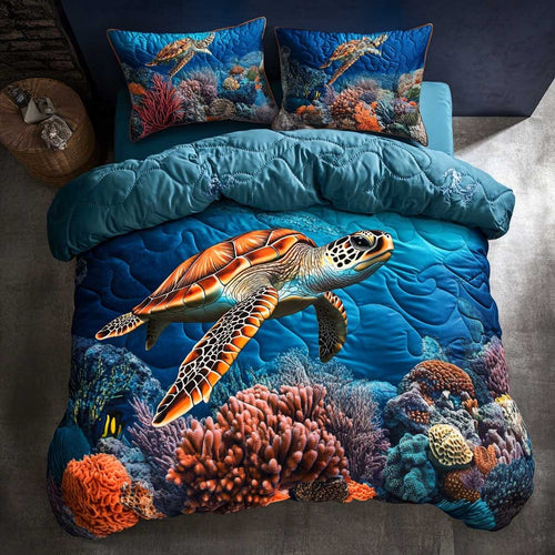 Drifting Turtle Haven WN1703102CL Duvet Cover Set