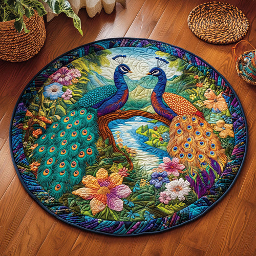 Peacock WJ1705020CL Quilted Round Mat