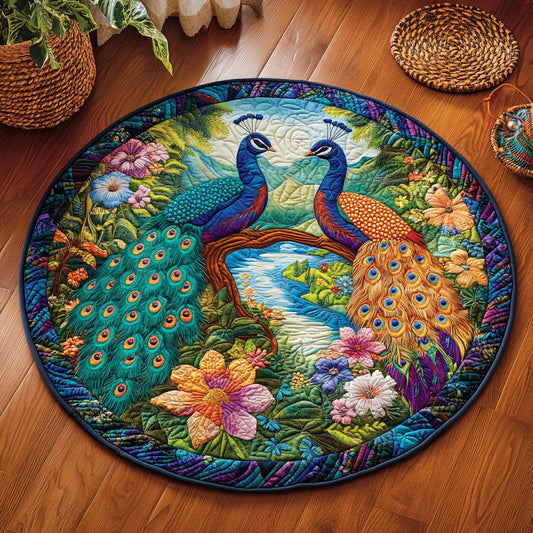 Peacock WJ1705020CL Quilted Round Mat