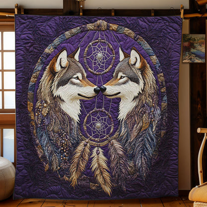 Sacred Wolf Bond WN1703076CL Quilt