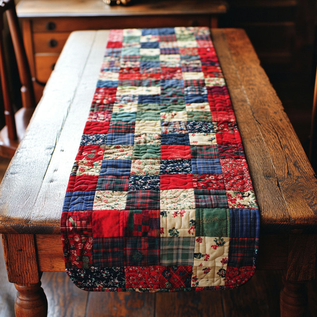 Vintage Patchwork WJ0805036CL Quilted Table Runner