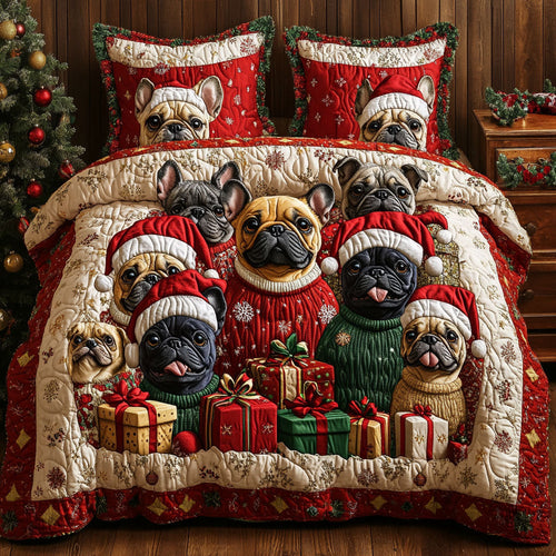 French Bulldog Cozy CW1411054CL Duvet Cover Set