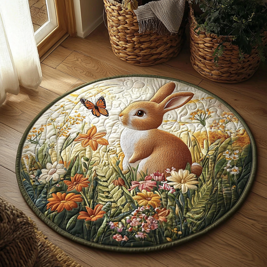 Innocent Rabbit QA1212037CL Quilted Round Mat