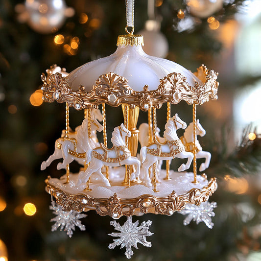 Merry Carousel CP0412115CL Christmas Ornament