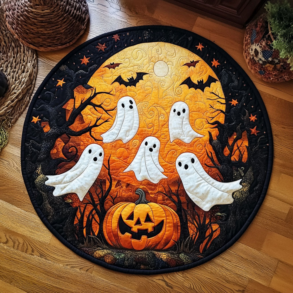 Moonlight Mischief WJ2307042CL Quilted Round Mat