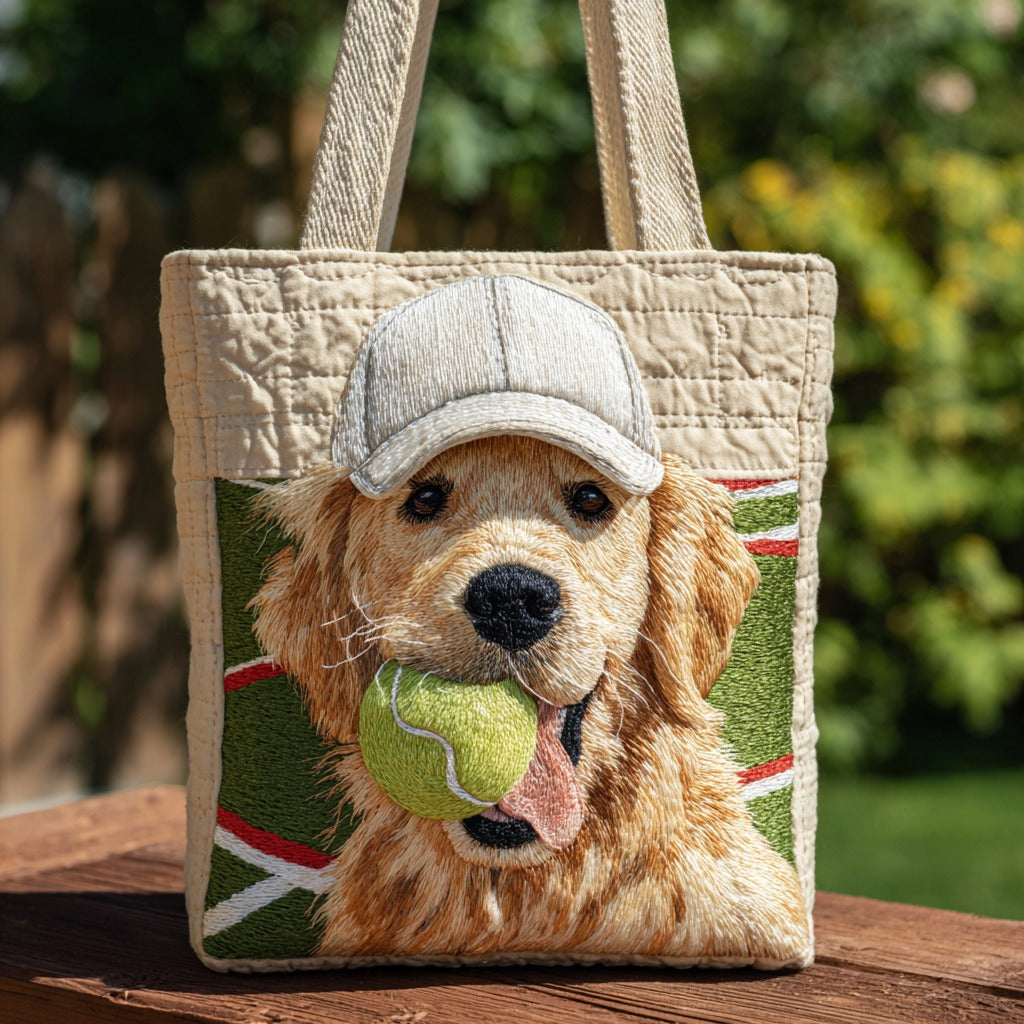 Playful Player XR1911005CL Quilted Tote Bag