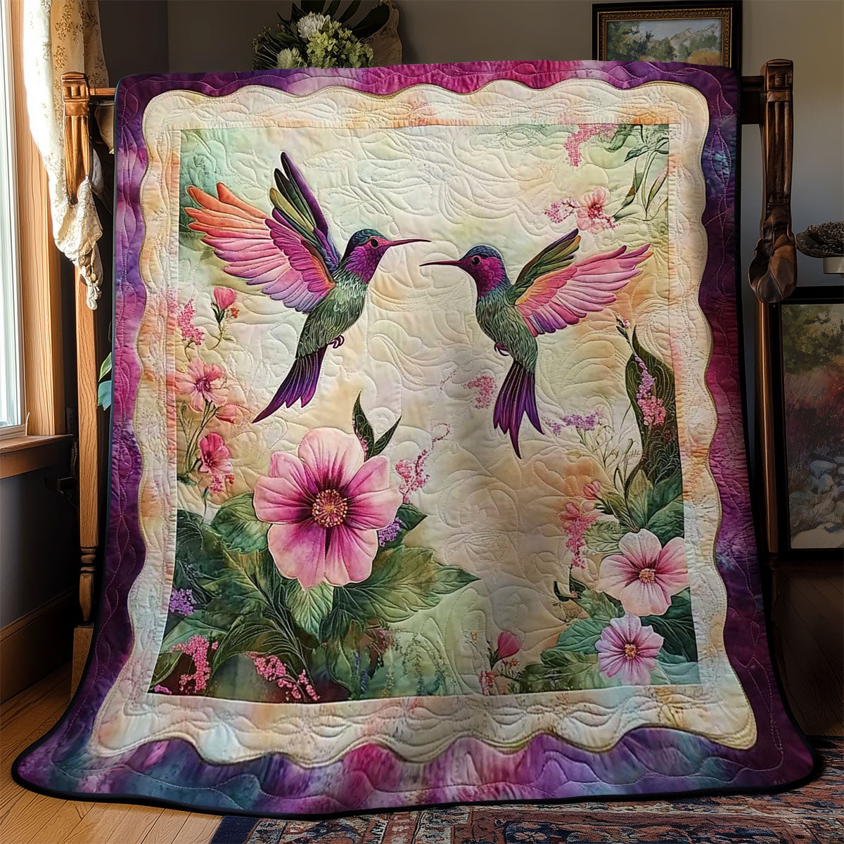 Golden Hummingbird WN2602049CL Quilt