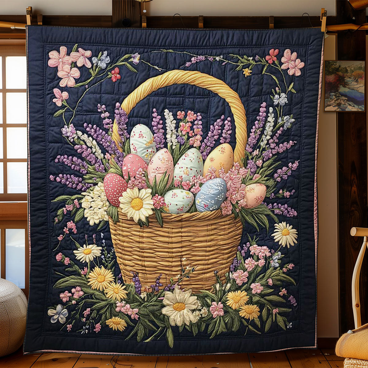 Easter Floral Bliss WN1501020CL Quilt