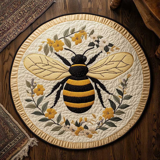Queen Bee WN1903063CL Quilted Round Mat