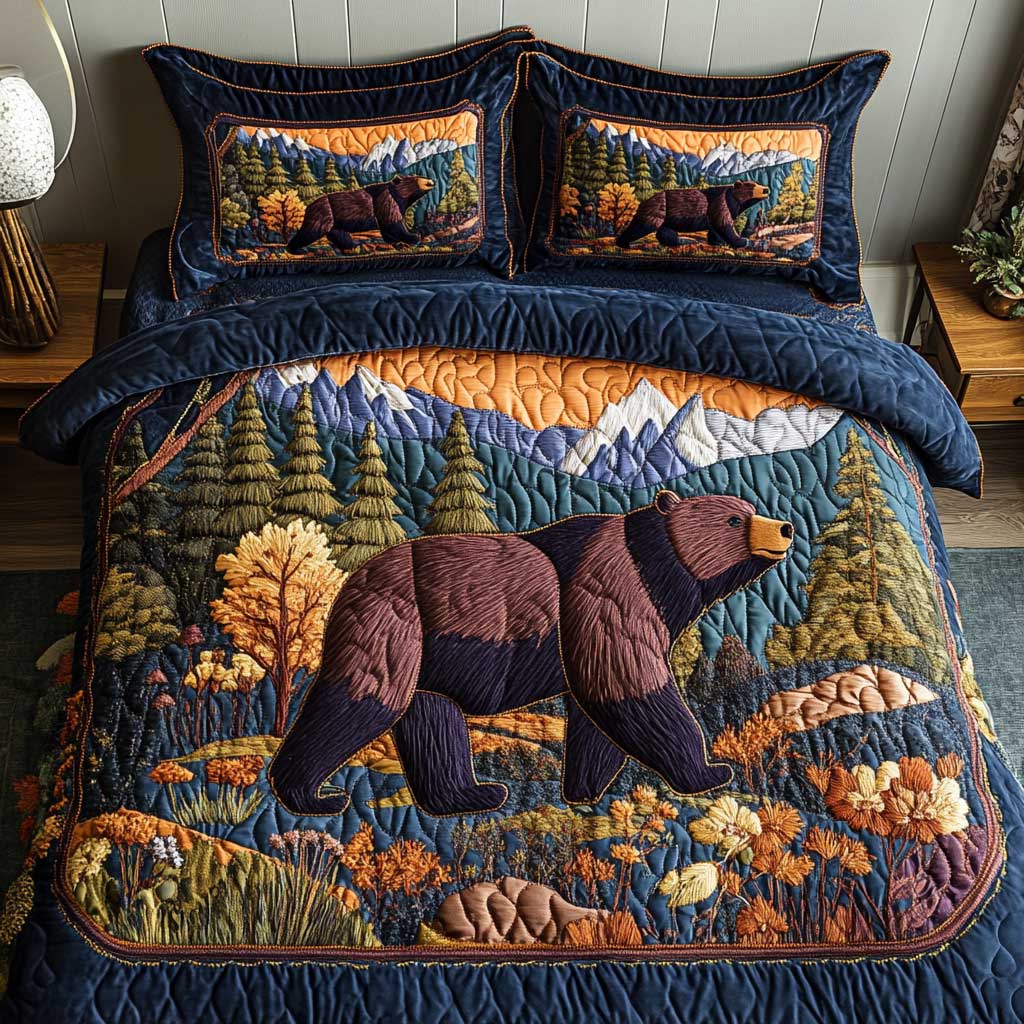 Wilderness Bear WN1003012CL Duvet Cover Set