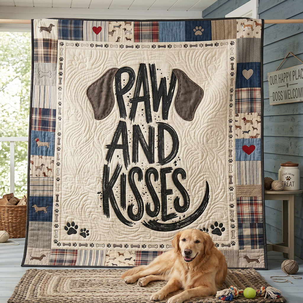 Paws And Puppy Love WN2305007CL Quilt