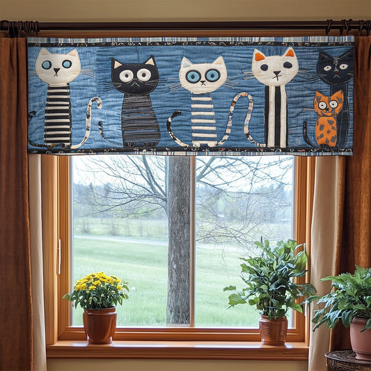 Cat Peek WN0407038CL Quilted Valance