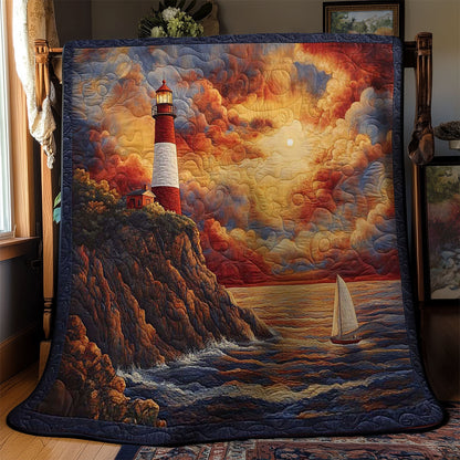 Burning Sky Lighthouse WN0502033CL Quilt