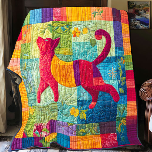 Adorable Whimsical Cat WP1402052CL Quilt