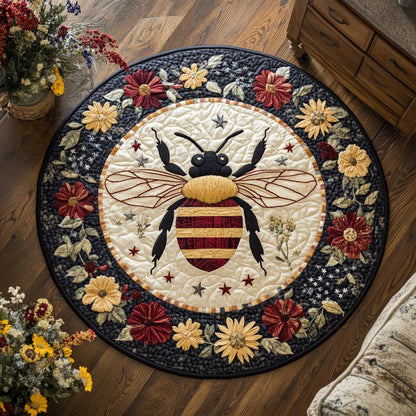 Bee Grace WN1905011CL Quilted Round Mat