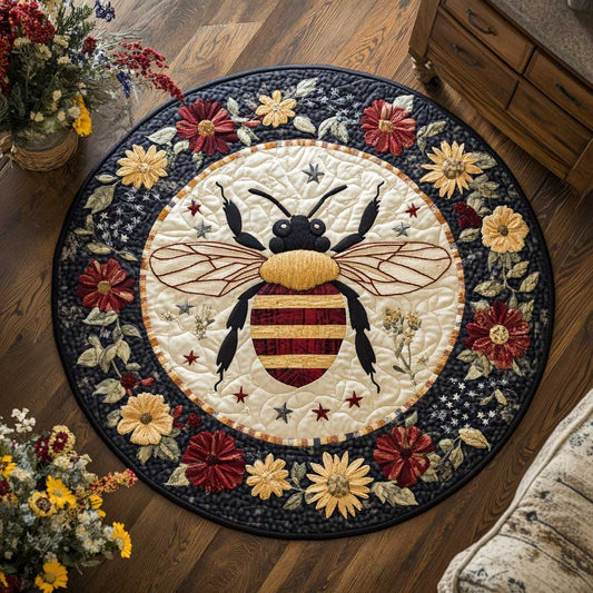 Bee Grace WN1905011CL Quilted Round Mat