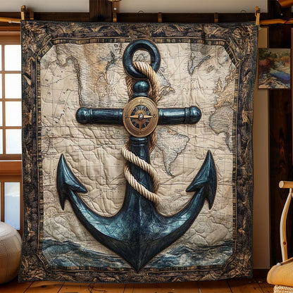 Stormy Seas Anchor WN0602022CL Quilt