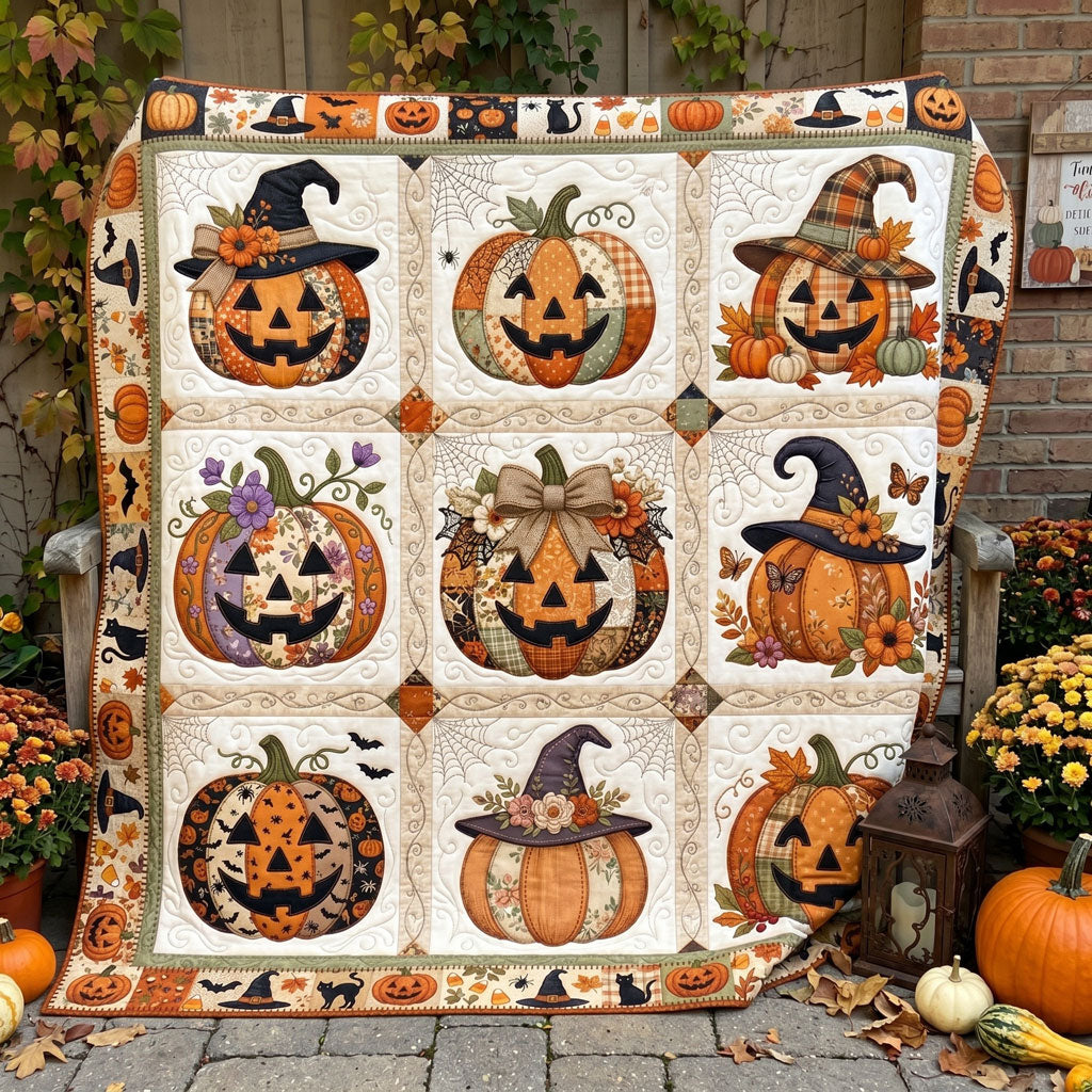 Patchwork Pumpkin Parade WN1906011CL Quilt