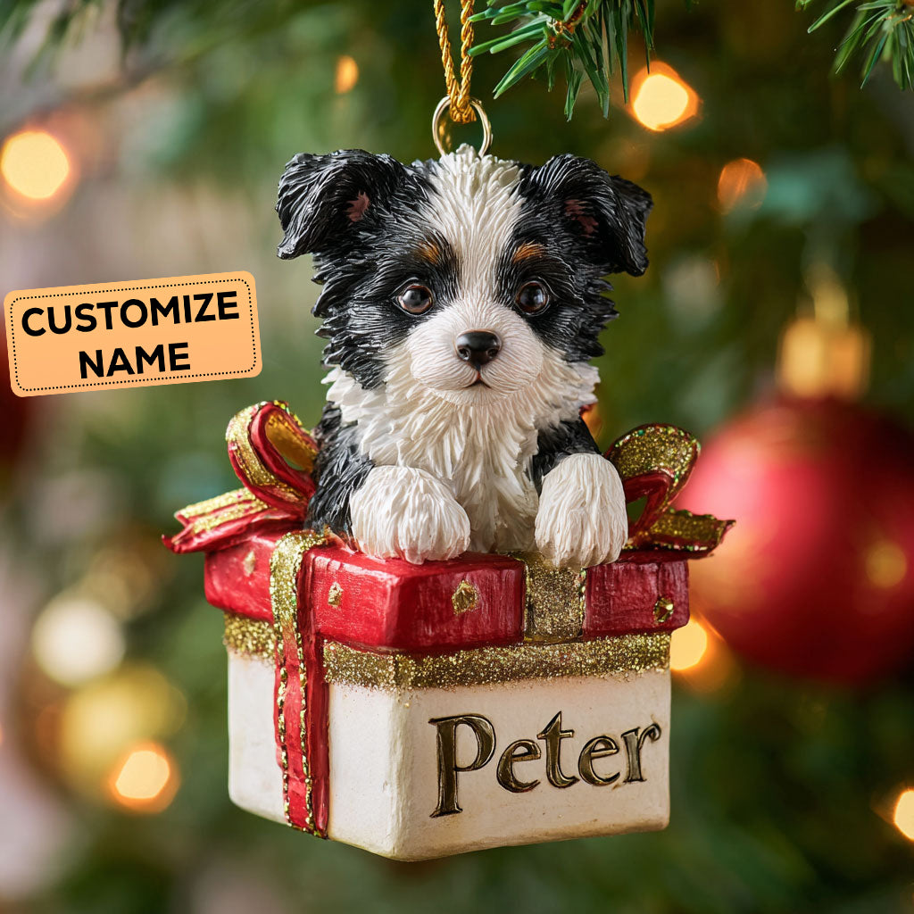 Collie Charm CP2911010CL Personalized Christmas Ornament