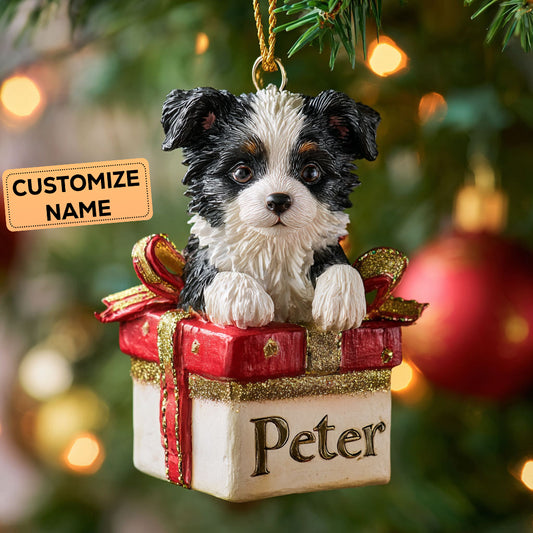 Collie Charm CP2911010CL Personalized Christmas Ornament