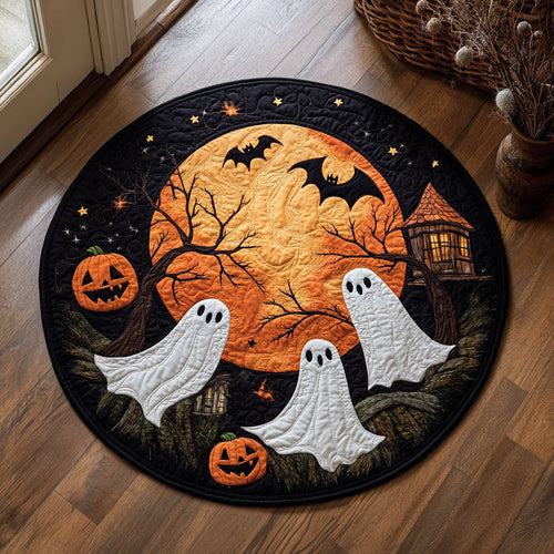 Moonlight Mischief WJ1707046CL Quilted Round Mat