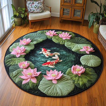 Zen Pond CP1001069CL Quilted Round Mat