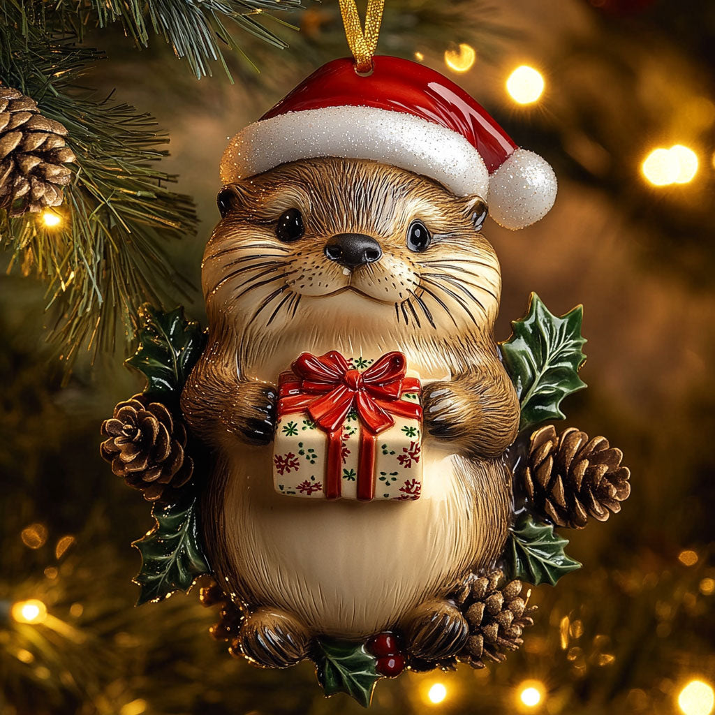 Winter Otter WN2510041CL Christmas Ornament