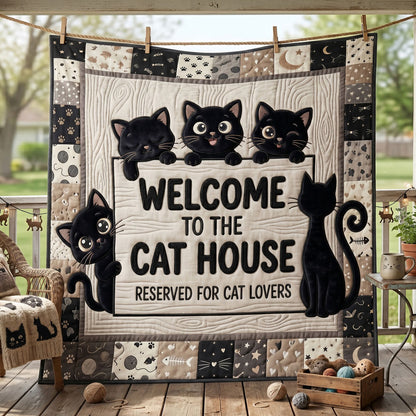 Welcome To The Cat House WN2705017CL Quilt