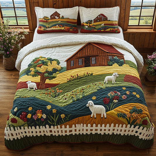 Barn Sunset CP0512083CL Duvet Cover Set