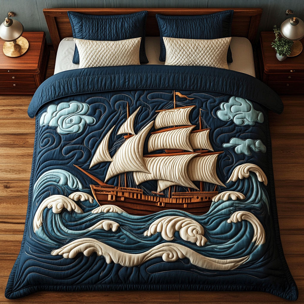 Wind Tall Ship KL0801029CL Duvet Cover Set