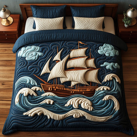 Wind Tall Ship KL0801029CL Duvet Cover Set