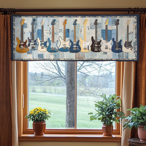 Guitar Trail WN0407123CL Quilted Valance