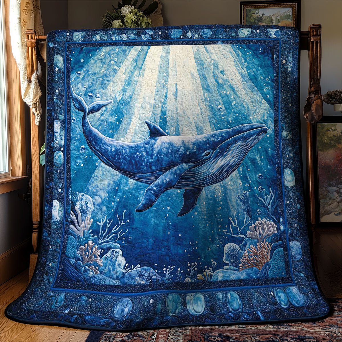 Dreamy Whales WN0803059CL Quilt