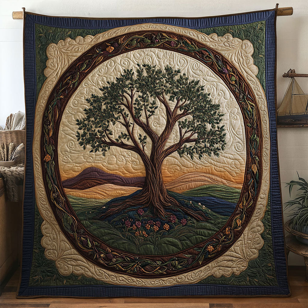 Whispering Tree Of Life WN1001047CL Quilt