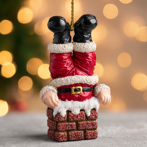 Chimney Santa CP2811002CL Christmas Ornament