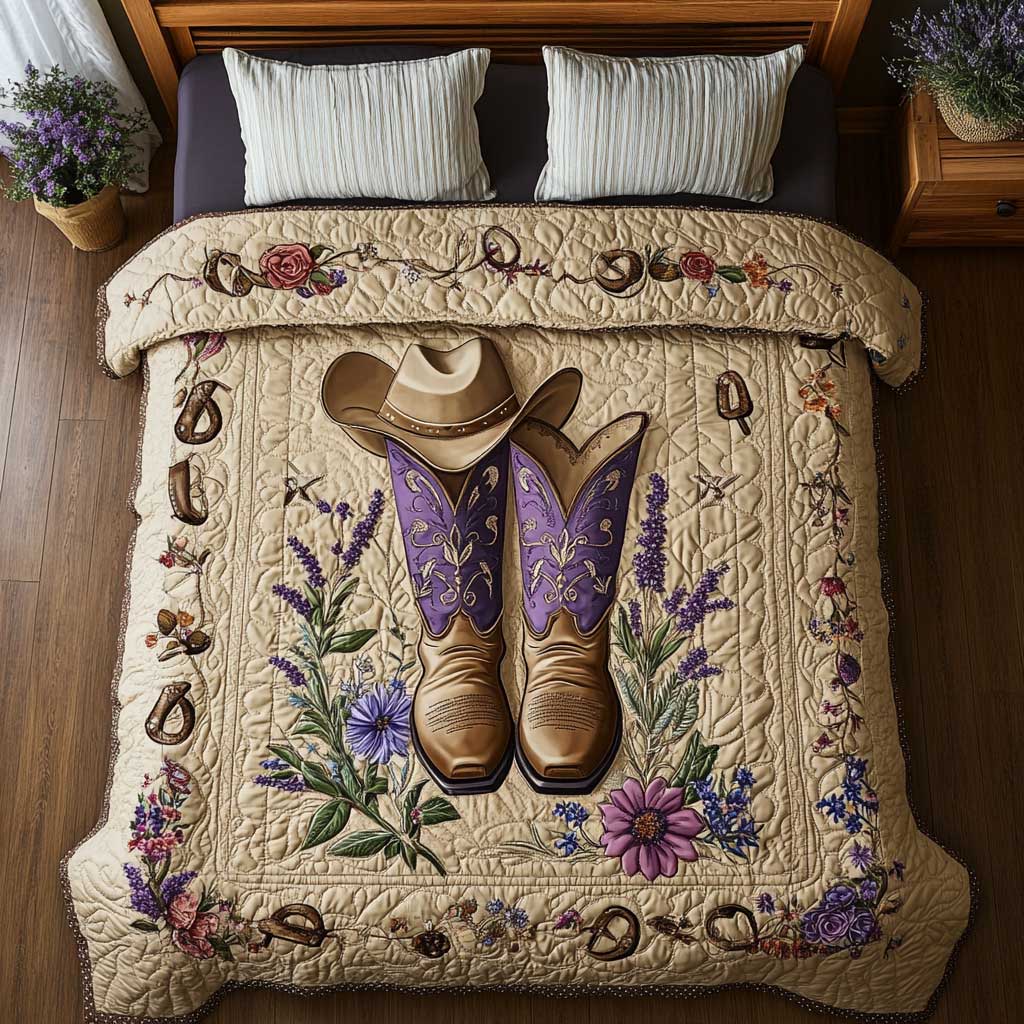 Cowboy Boots WP0801011CL Duvet Cover Set