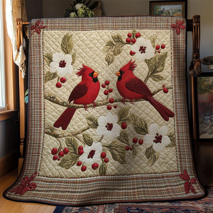 Winter Cardinal WN2002018CL Quilt