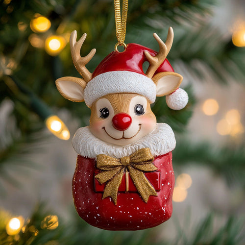 Gift Reindeer CP2411147CL Christmas Ornament