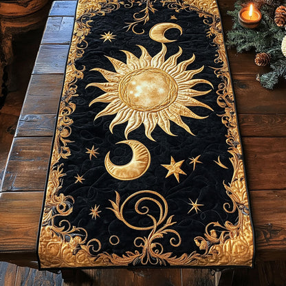 Solar Eclipse CP0805039CL Quilted Table Runner