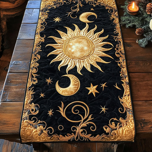 Solar Eclipse CP0805039CL Quilted Table Runner