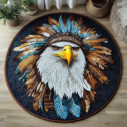 Majestic Eagle QA2711038CL Quilted Round Mat